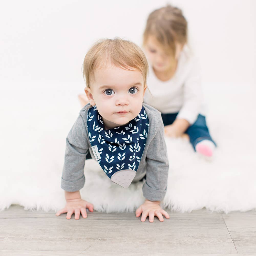 Bandana Bib with Teether 4-Pack: Luca