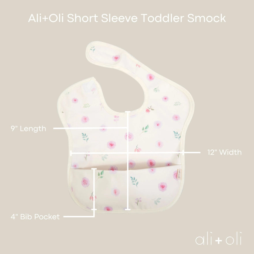 Smock Bib for Baby (2-pc) Short Sleeve