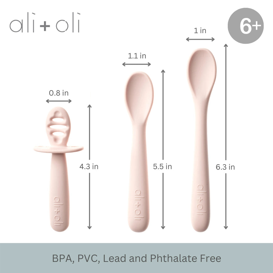 Ali+Oli (3-pc) Multi-Stage Spoon Set for Baby 6m+