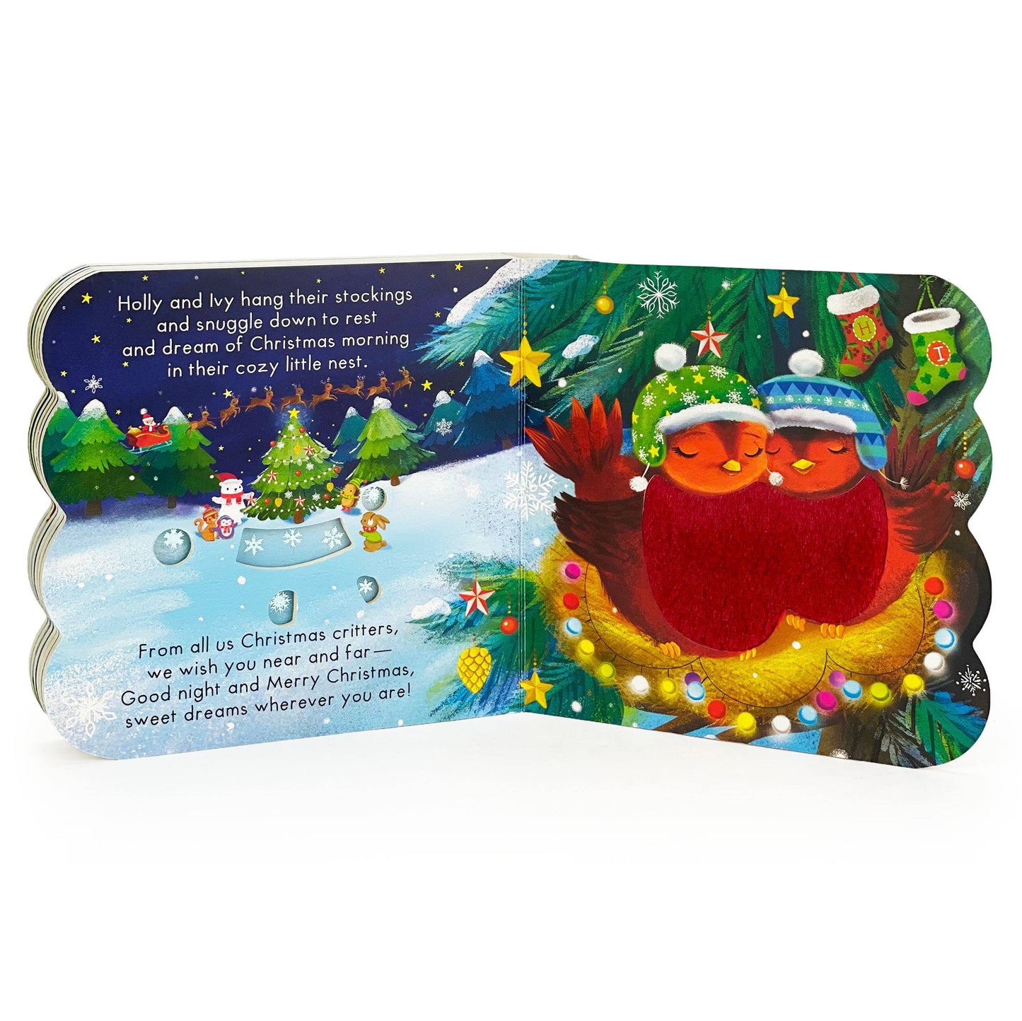 Christmas on Cuddlebug Lane Touch & Feel Board Book