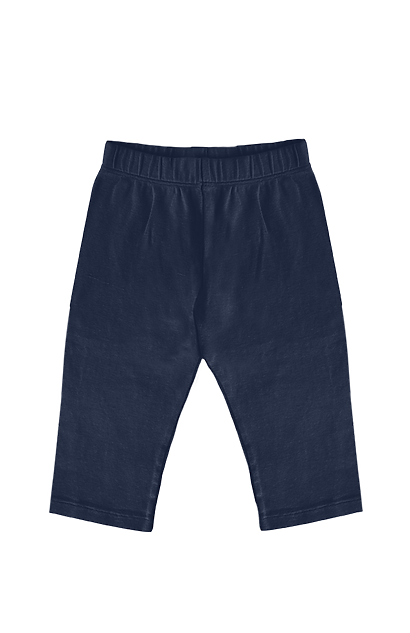 Infant Organic Rib Pant: OCEAN