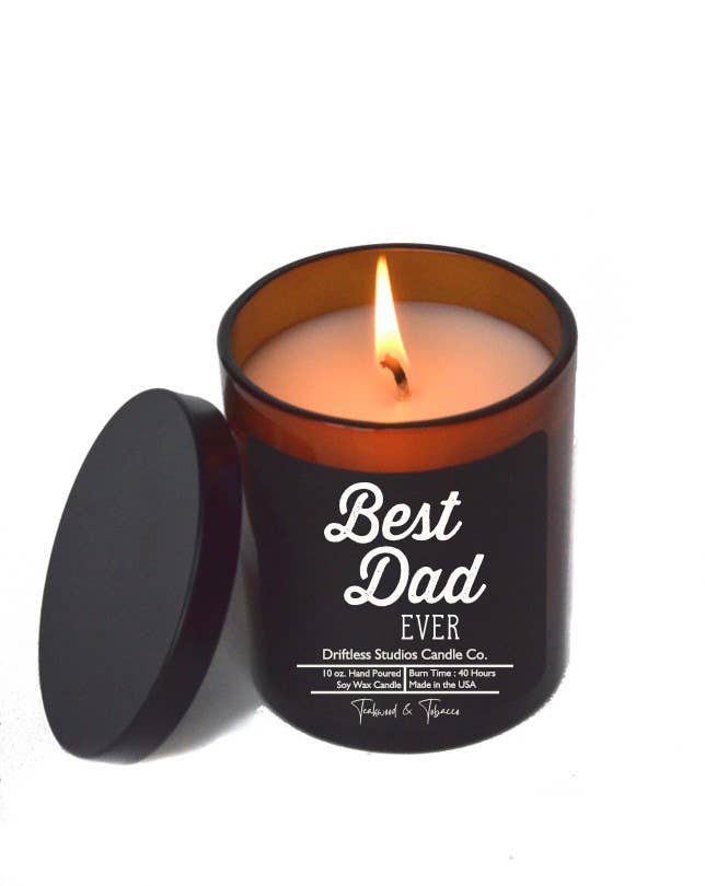 Best Dad Ever - Fathers Day Gifts Candle - Soy Wax Candles: Fresh Coffee