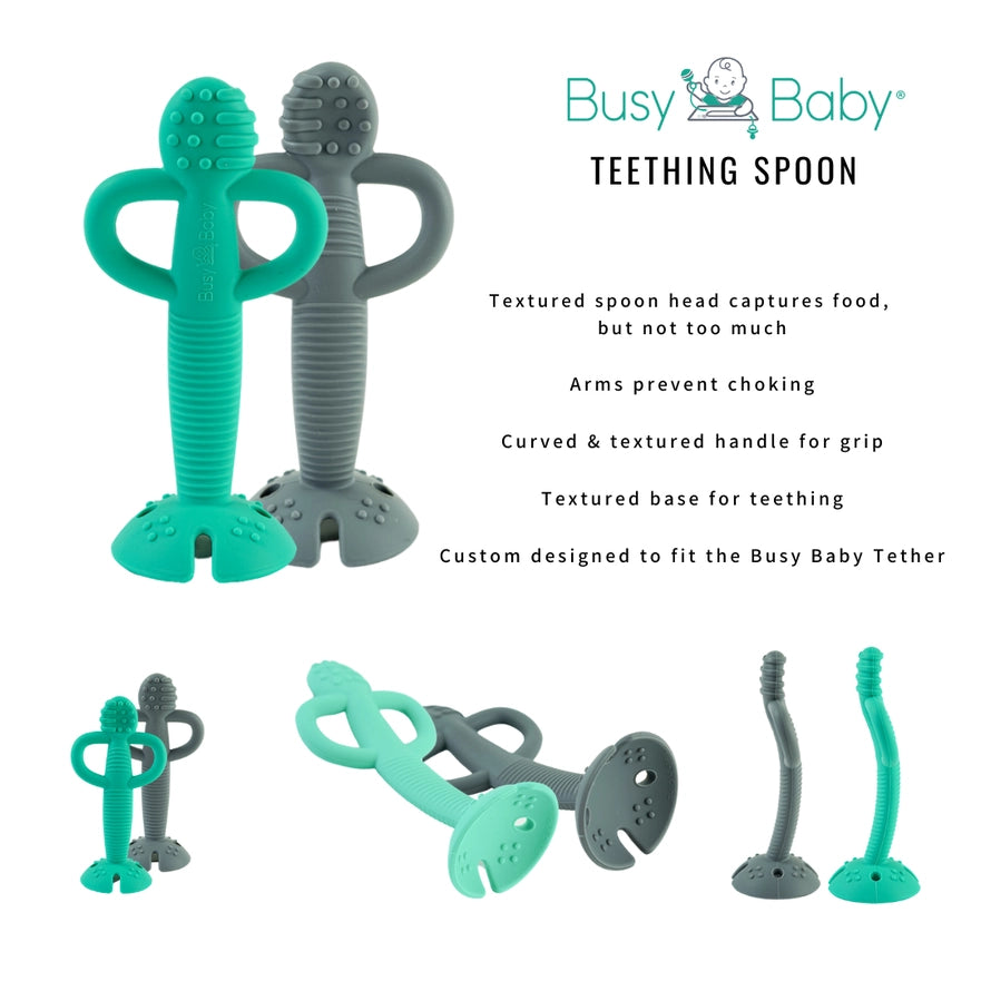A Busy Baby Teether & Training Spoon