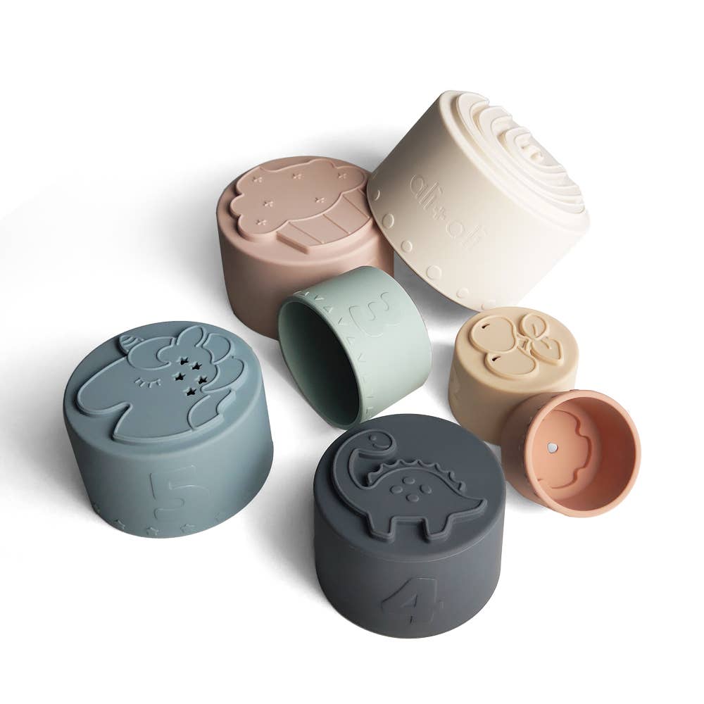 Silicone Stacking Cups (7-pc)