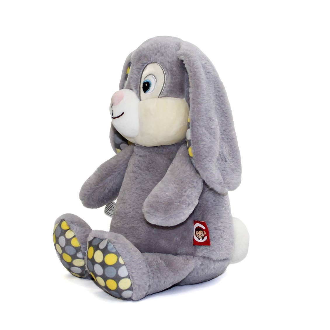 Grey Bunny - Polka Dot / No Zipper