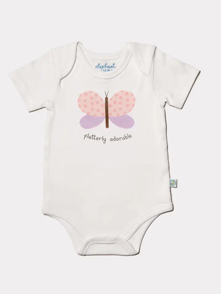 Elephant Moon Grow with Me onesie and Harem Pants Set