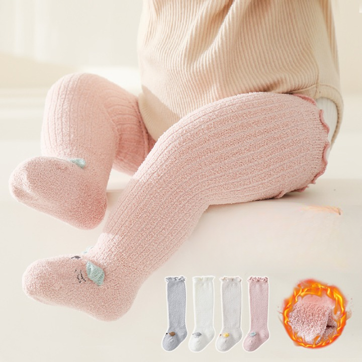 Over The Knee Socks: White / S (6-12M)