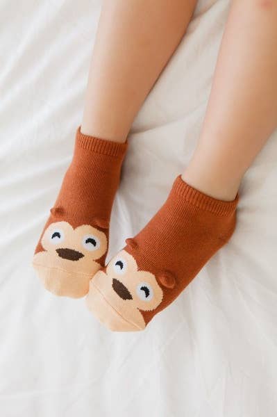 Monkey Socks: Brown