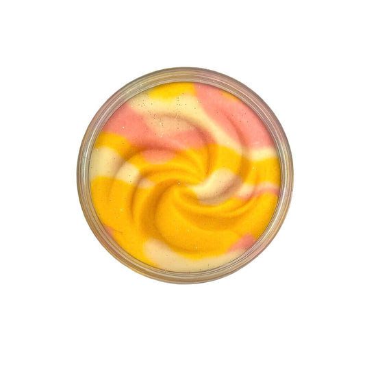 Groovy Grapefruit Swirl Play Dough with Eco Glitter: Small
