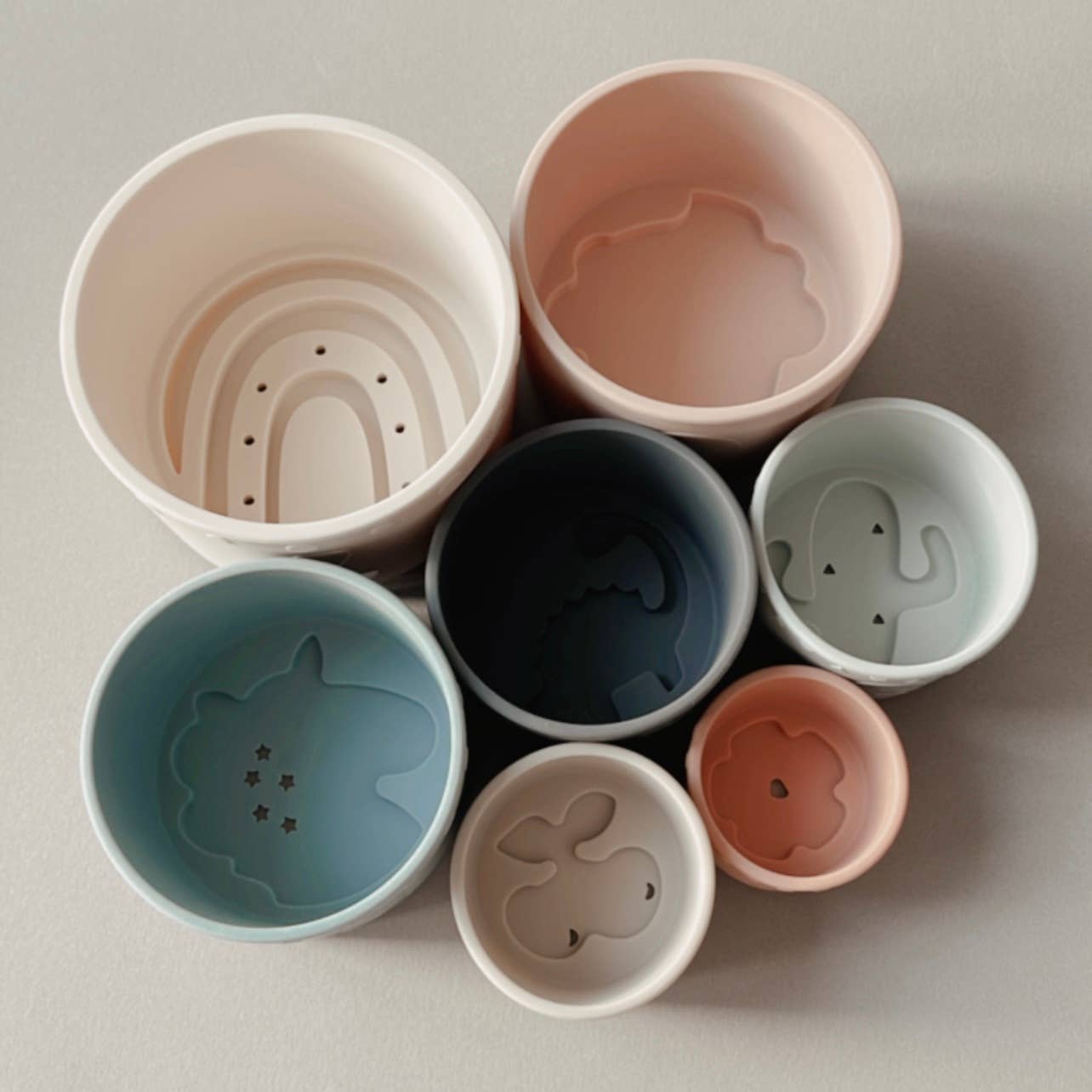 Silicone Stacking Cups (7-pc)