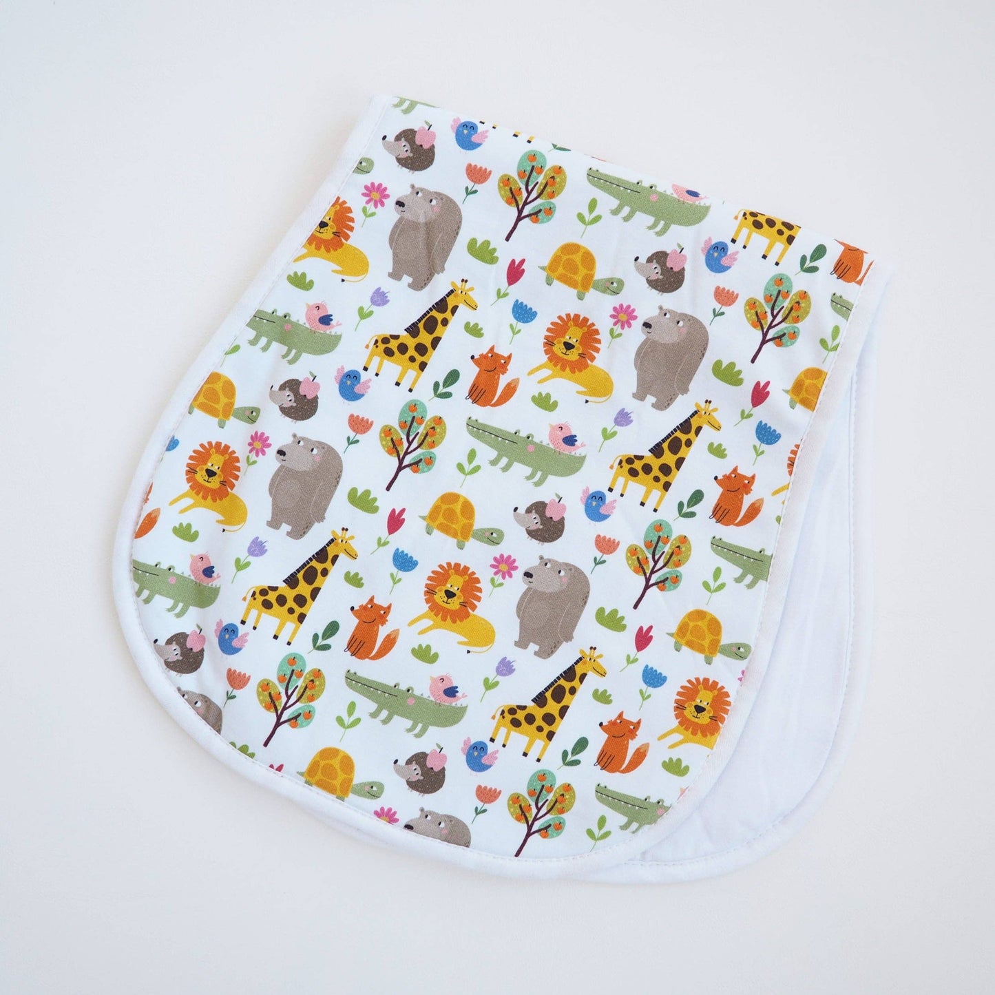 Burp Cloths - Zoo Party