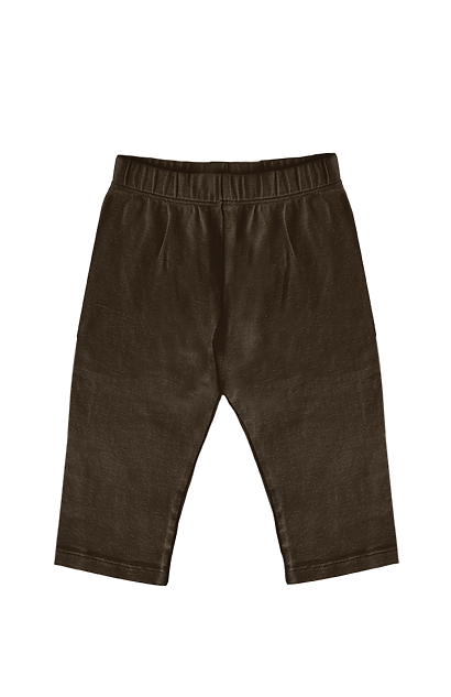 Infant Organic Rib Pant: PACIFIC BLUE