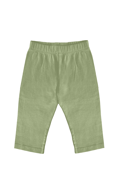 Infant Organic Rib Pant: PACIFIC BLUE