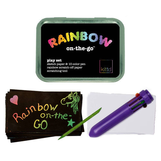 Rainbow On-the-Go Kids Travel Art Set