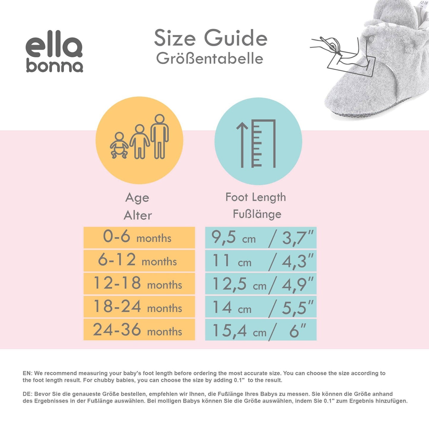 White Fleece Booties/ 12-18 Months