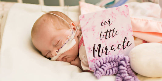 Girl NICU Milestone Cards