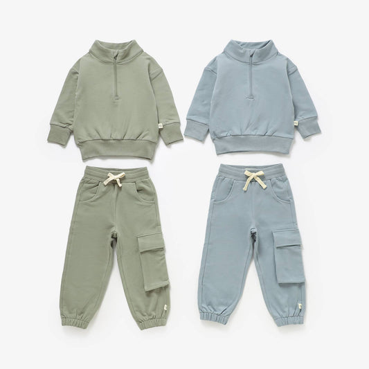 The French Terry Organic Cotton Beach Jogger Set