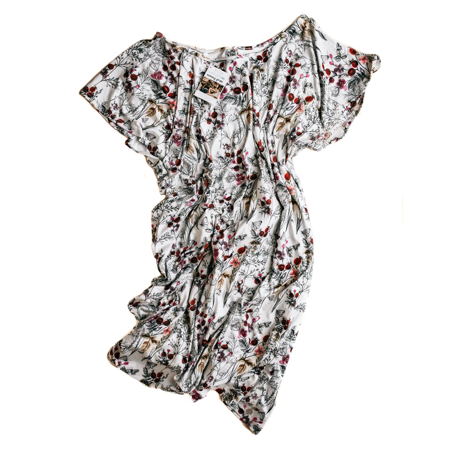 Floral Labor and Delivery/ Nursing Gown