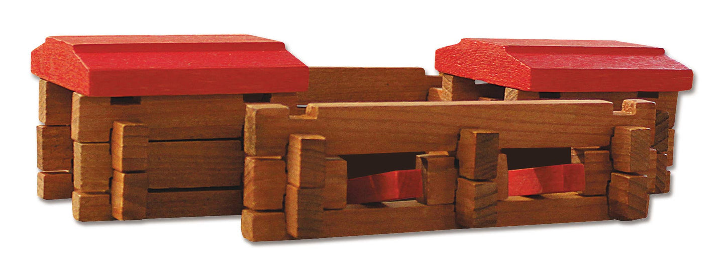 Roy Toy 1930's Log Building Sets