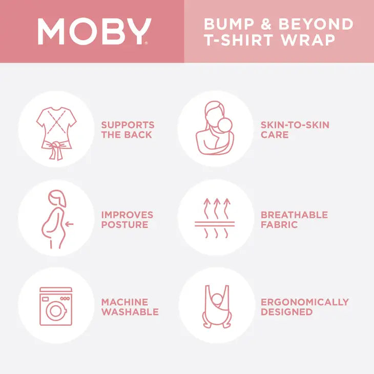 Bump & Beyond T-Shirt Wrap - Ivory