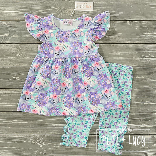 Blooming Koala Capri Set