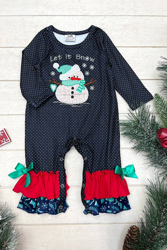 Snowman Baby Romper