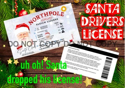 Santa's Drivers License