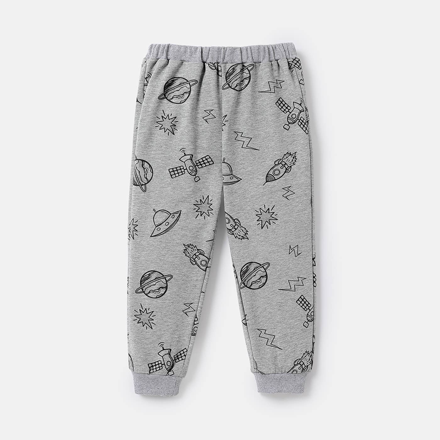 Allover Space Print Pants