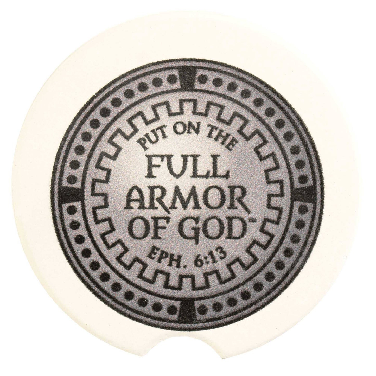 Car Coasters Armor Of God Eph. 6:13 2-Pk