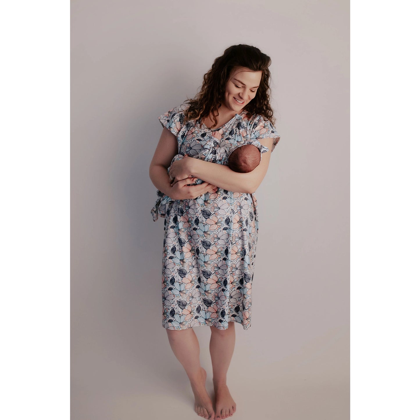 Maternity Labor & Delivery Nursing Gown