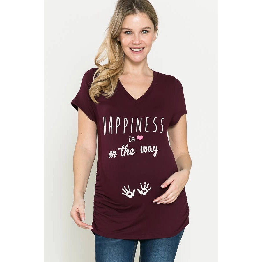 Maternity Top Happiness Vneck