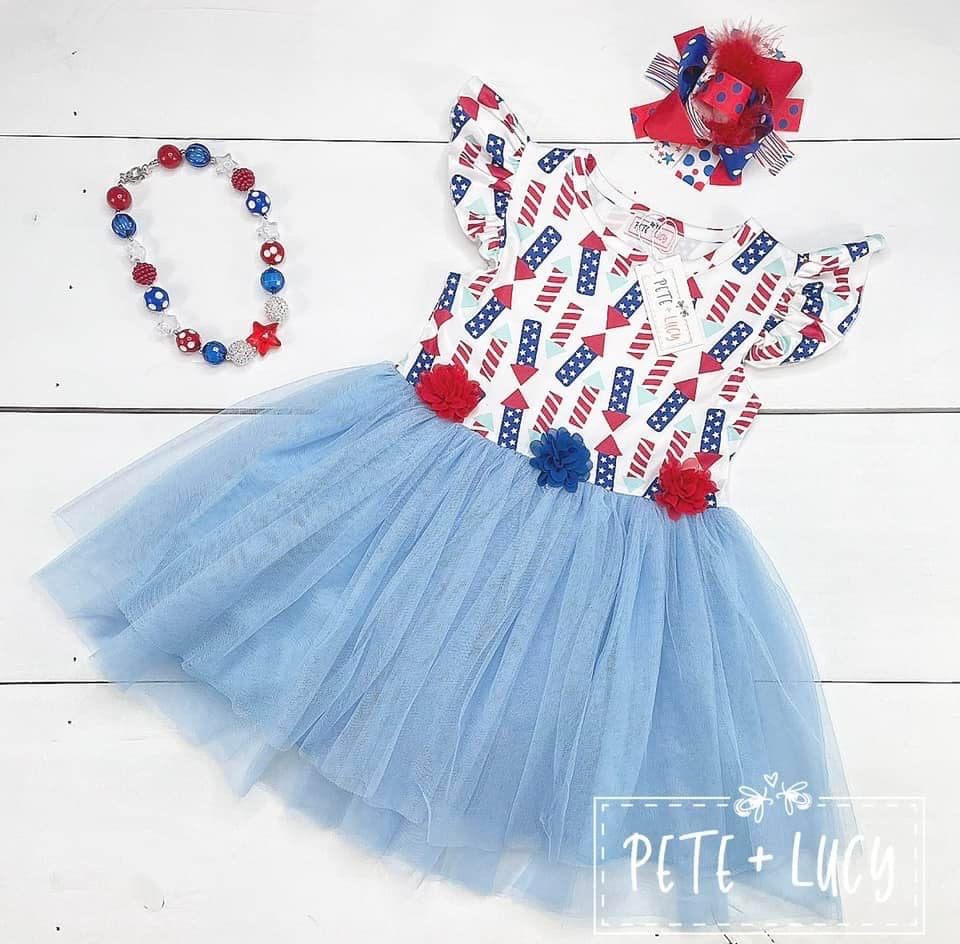 July 4th Girl's Tulle Dress