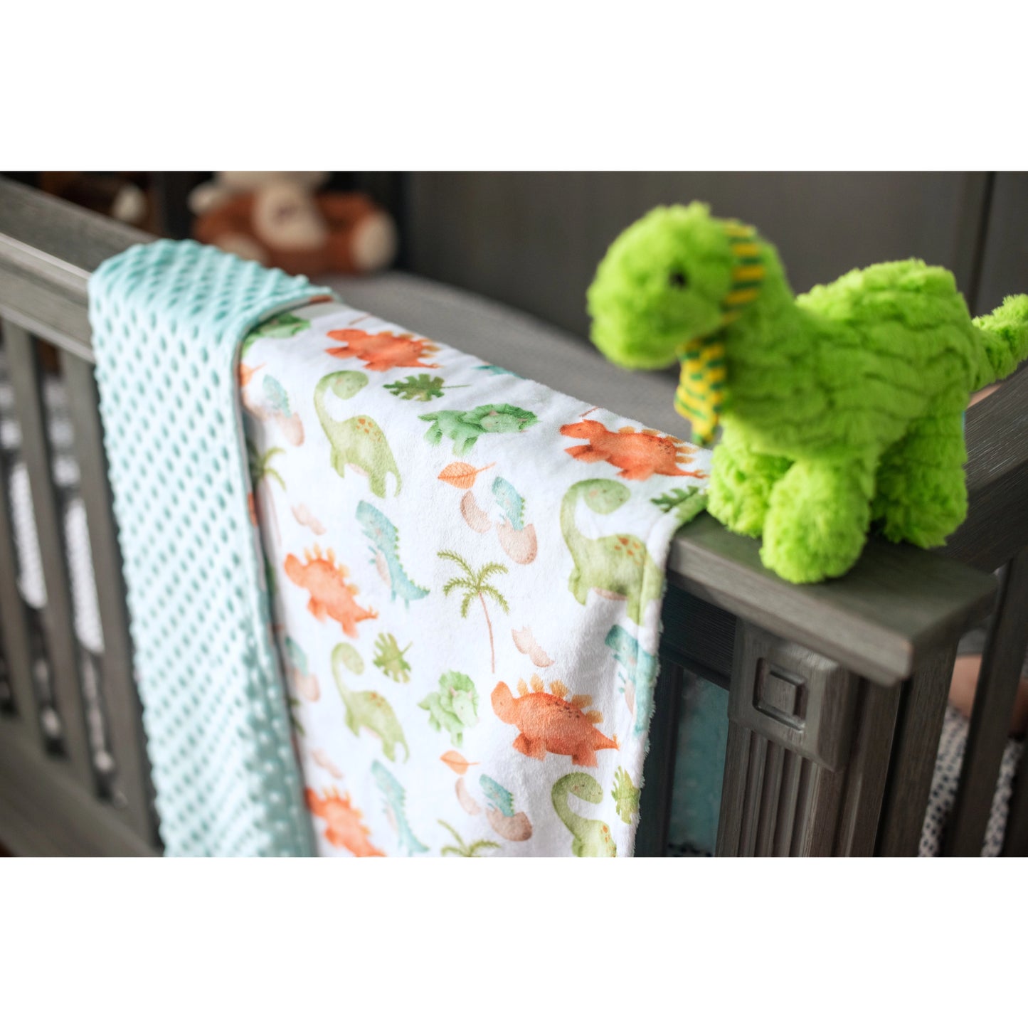 Minky Blanket Dinosaurs