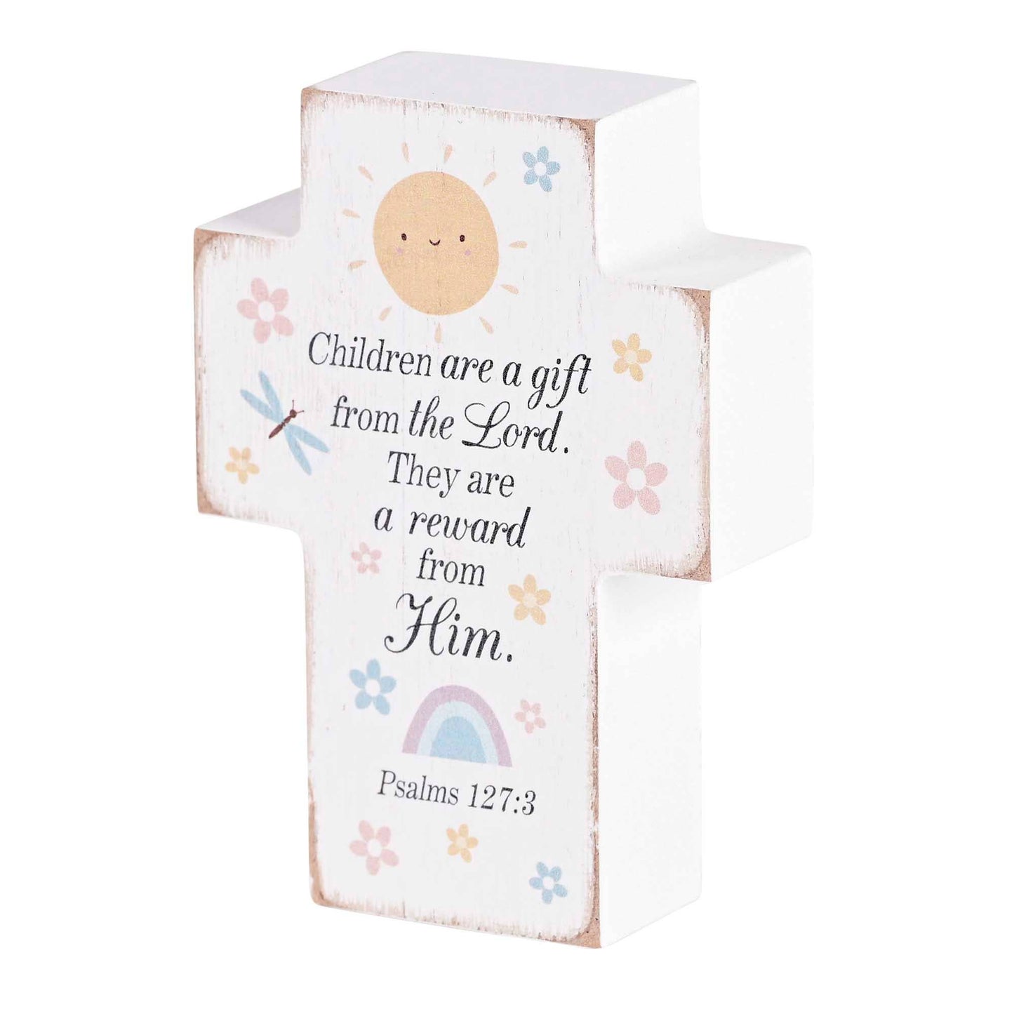 Tabletop Plaque Cross Children Are A 3x4